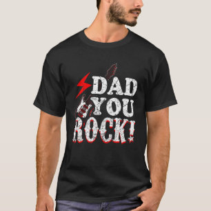 Rock Vater Rock and Roll Rock Music Partys Vater T-Shirt