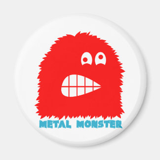 Rock=Vie 'Monstre Métal' Magnet Métal