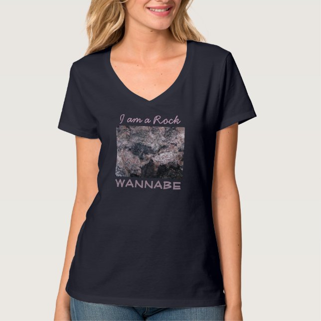 Rock Wannabe Lila T-Shirt (Vorderseite)