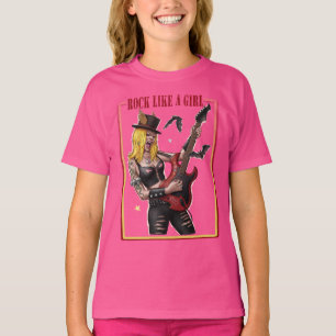 Rock wie ein Mädchen – Cool Heavy Metal Girl T-Shirt