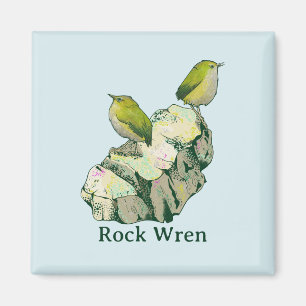 Rock Wren birds Neuseeland Magnet