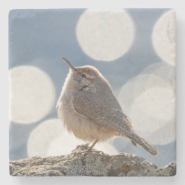 Rock Wren Stone Untersetzer