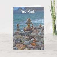 Rock You Rocks Beach Fun Geburtstagskarte