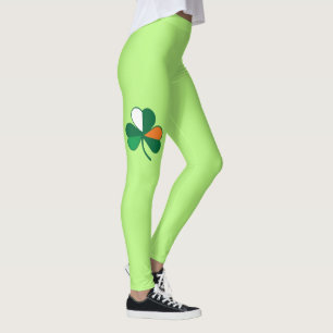 Rock Your Irish Vibes: Das Glück der irischen Flag Leggings