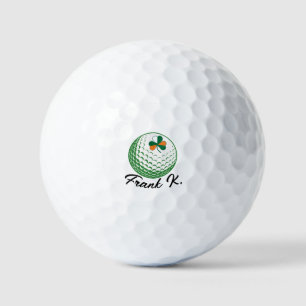 Rock Your Irish Vibes, Irish Flag Kleeblatt Design Golfball