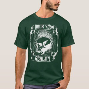 Rock your Reality Skelettin Rock Music Musician T-Shirt