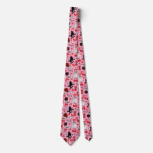 Rockabilly 1950er Poodle Pattern Pink Sock Hop