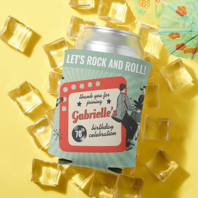 Rockabilly Birthday Party Dosenkühler (In Situ Sommer)