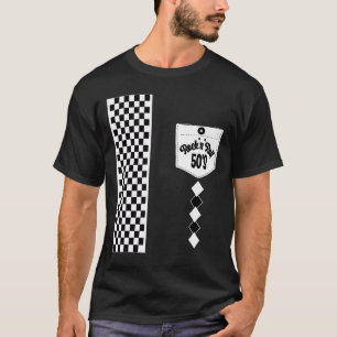 Rockabilly Bowling 50er Jahre Sock Hop Kostüme Gre T-Shirt