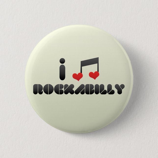Rockabilly Button (Vorderseite)