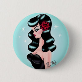 Rockabilly-Button-Up-Puppe Button