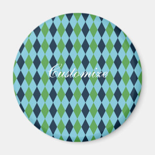 Rockabilly Diamond kariert Thunder_Cove Magnet