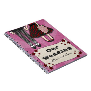 Rockabilly Hochzeit, Notizbuch Notizblock
