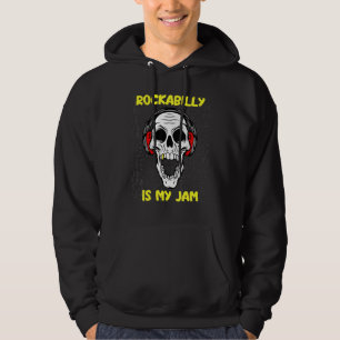 Rockabilly ist mein Marmelade - Schädel und Kopfhö Hoodie