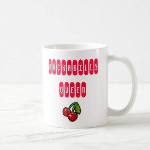 Rockabilly-Königin-mit-Kirschen-Kaffeetasse Kaffeetasse