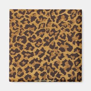 Rockabilly Leopardendruck Geschenke & Sammlerstück Magnet