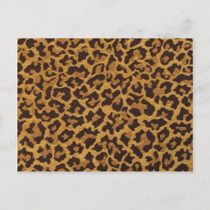 Rockabilly Leopardendruck Geschenke & Sammlerstück Postkarte