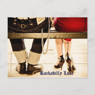Rockabilly Liebe Postkarten (Set von 8 Jahren)