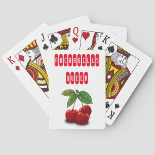 Rockabilly Queen Retro Spielkarten