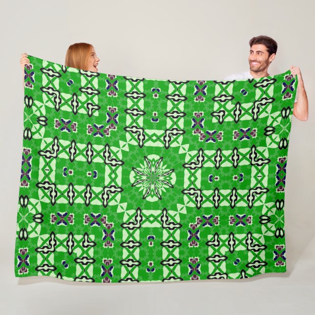 Rockabilly Royal Goblin Satin Foulard Fleecedecke (Beispiel)