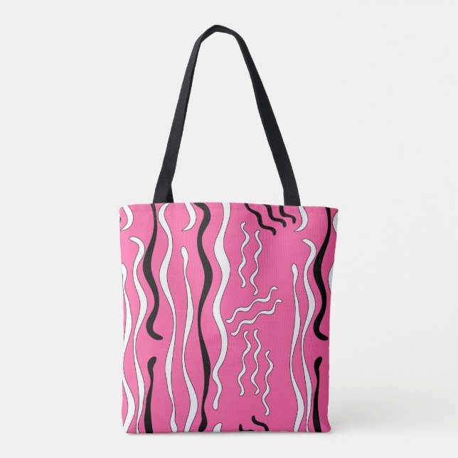 Rockabilly-Schwünge Tasche (Rückseite)