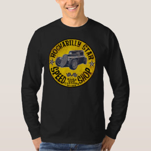 Rockabilly Stern Geschwindigkeitsgeschäft T-Shirt