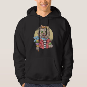 Rockabilly Style Cat Hoodie