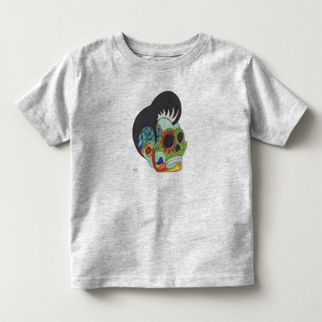 Rockabilly Tag der Toten Kleinkind T-shirt (Vorderseite)