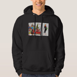 Rockabilly-Weihnachten im Vintage-Stil Hoodie