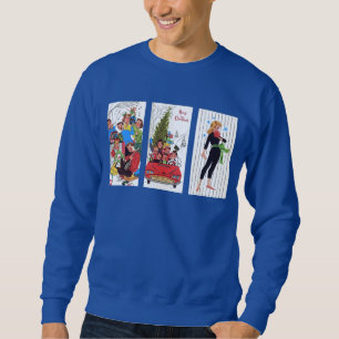 Rockabilly-Weihnachten im Vintage-Stil Sweatshirt
