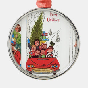 Rockabilly Weihnachten Ornament Aus Metall