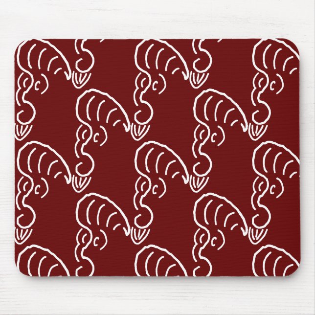 ROCKABILLY YELL (CRIMSON) MOUSEPAD (Vorne)