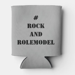 #RockandRolemodel - Schwarz editierbar. Dosenkühler
