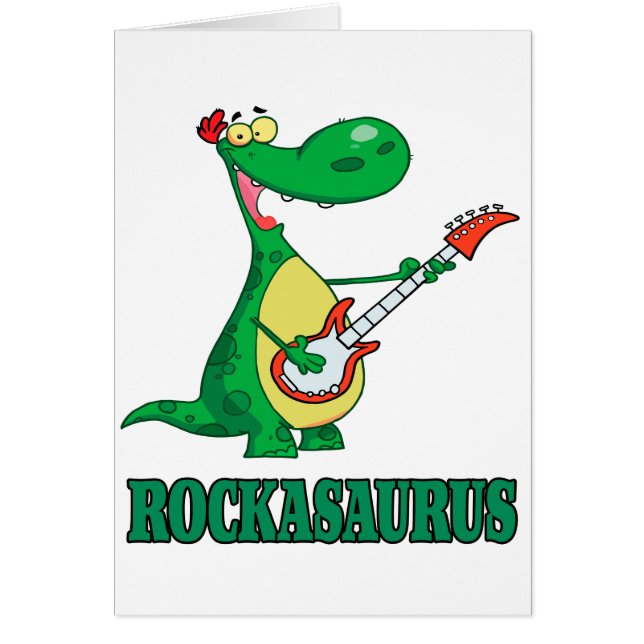 Rockasaurus Rock'n'Roll dino dinosaur.ai (Vorne)