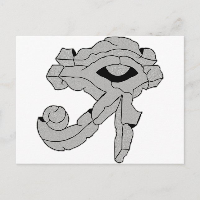 Rockauge Postkarte (Vorderseite)