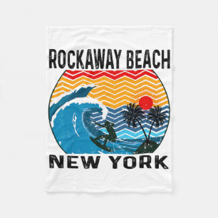 Rockaway Beach New York Surfen Surfbrett Fleecedecke