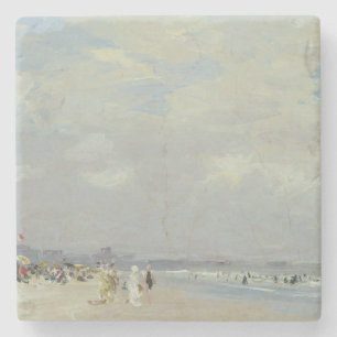 Rockaway Beach (New York) (von E.H. Potthast) Steinuntersetzer