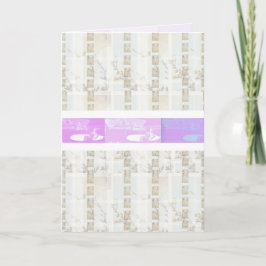 Rockaway Beach Surfer FlowerPlaid SurferEinlegekar Karte