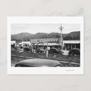 Rockaway, Oregon Hauptgeschäftsbereich Postkarte