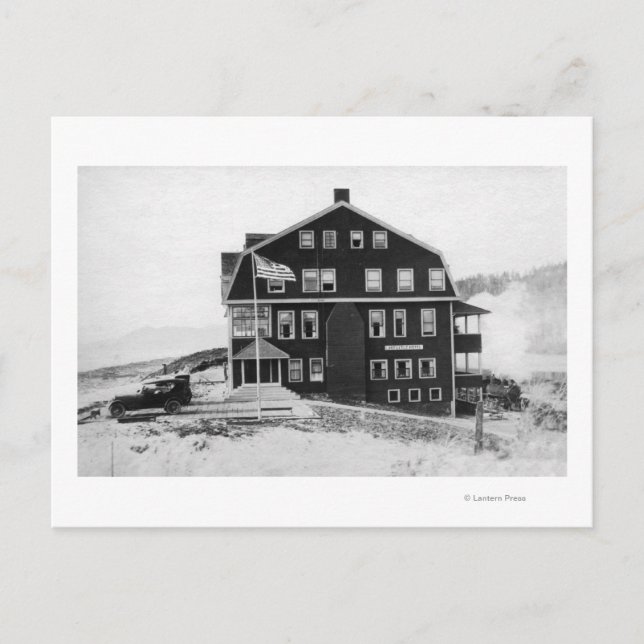 Rockaway, Oregon Lake Lytle Hotel Fotografie Postkarte (Vorderseite)