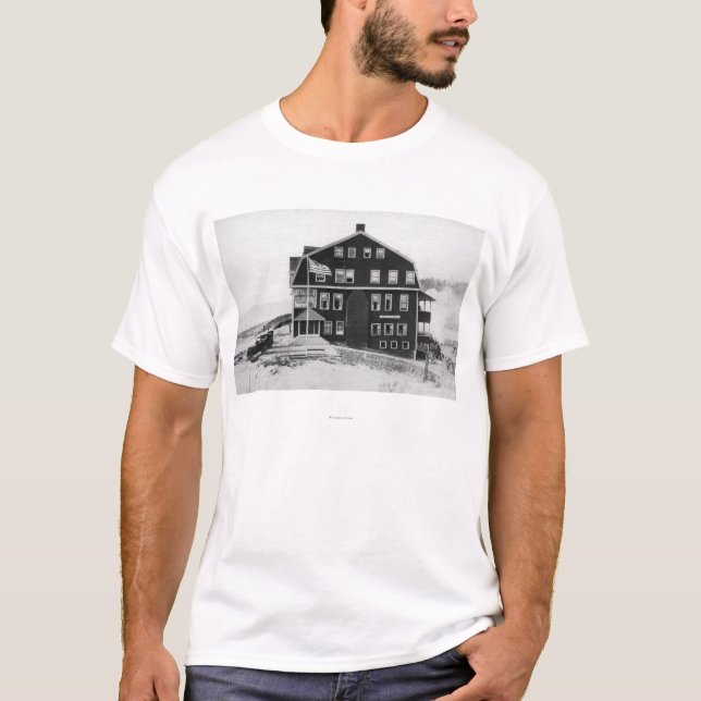 Rockaway, Oregon See Lytle Hotel-Fotografie T-Shirt (Vorderseite)