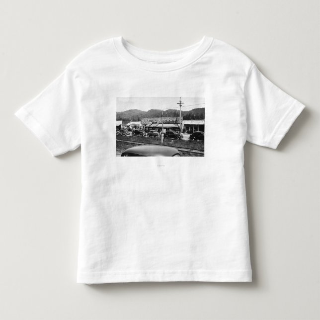 Rockaway, Oregonhauptgeschäfts-Abschnitt Kleinkind T-shirt (Vorderseite)