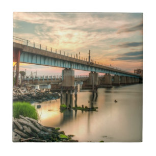 Rockaway Zug-Brücke Fliese
