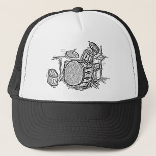 Rockband-Drum-Kit Truckerkappe