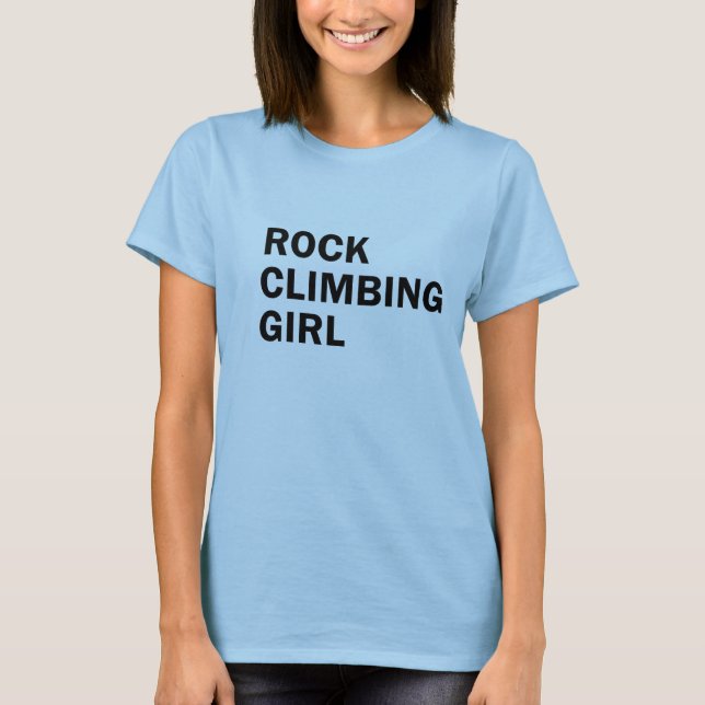 Rockclimbing T-Shirt (Vorderseite)