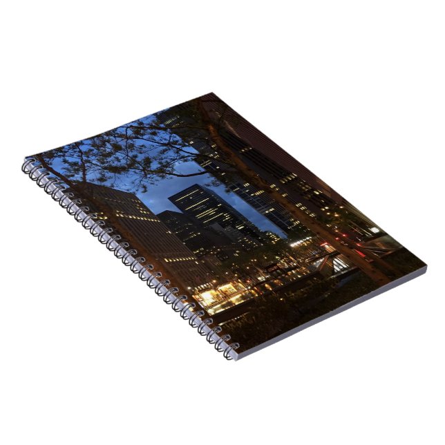Rockefeller Center Dawn NYC Architecture New York Notizblock (Rechte Seite)