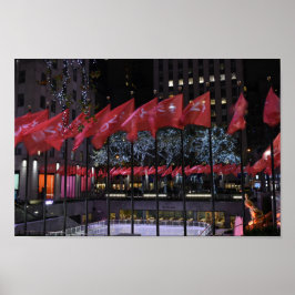 Rockefeller Center Ice Skaten Rink NYC Foto Poster