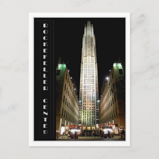 Rockefeller Center Postkarte (Vorderseite)