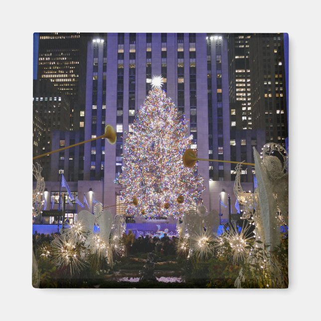 Rockefeller Center's Angels & Christmas Tree - Magnet (Vorne)