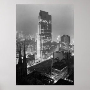 Rockefeller Mittelnew york NY 1933 Poster